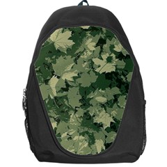 Green Leaves Camouflage Backpack Bag by Ravend