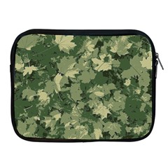 Green Leaves Camouflage Apple Ipad 2/3/4 Zipper Cases by Ravend