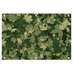 Green Leaves Camouflage Banner and Sign 6  x 4  Front