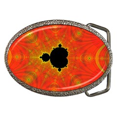 Fractal Mandelbrot Set Pattern Art Belt Buckles by Ravend