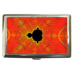 Fractal Mandelbrot Set Pattern Art Cigarette Money Case by Ravend