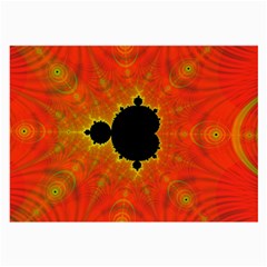 Fractal Mandelbrot Set Pattern Art Large Glasses Cloth by Ravend