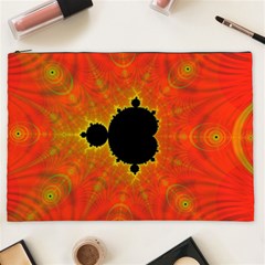 Fractal Mandelbrot Set Pattern Art Cosmetic Bag (xxl) by Ravend