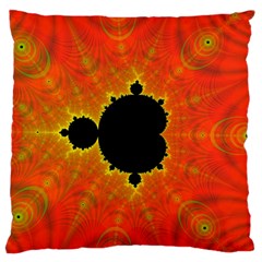 Fractal Mandelbrot Set Pattern Art Standard Premium Plush Fleece Cushion Case (one Side) by Ravend