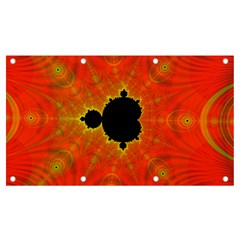 Fractal Mandelbrot Set Pattern Art Banner And Sign 7  X 4  by Ravend