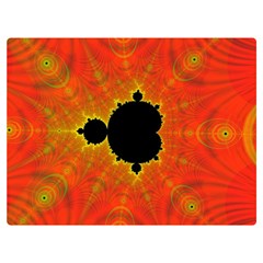 Fractal Mandelbrot Set Pattern Art One Side Premium Plush Fleece Blanket (extra Small) by Ravend