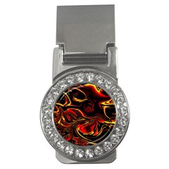 Modern Art Design Fantasy Surreal Orange Money Clips (cz)  by Ravend