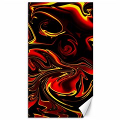 Modern Art Design Fantasy Surreal Orange Canvas 40  X 72  by Ravend