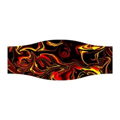 Modern Art Design Fantasy Surreal Orange Stretchable Headband by Ravend