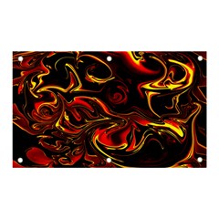 Modern Art Design Fantasy Surreal Orange Banner And Sign 5  X 3 