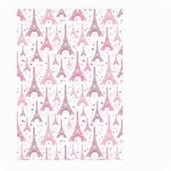 Eiffel Tower Pattern Wallpaper Large Garden Flag (two Sides) by Ravend