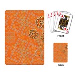 Background Backdrop Art Flowers Playing Cards Single Design (Rectangle) Back