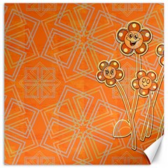 Background Backdrop Art Flowers Canvas 12  X 12 