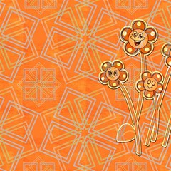 Background Backdrop Art Flowers Play Mat (rectangle)