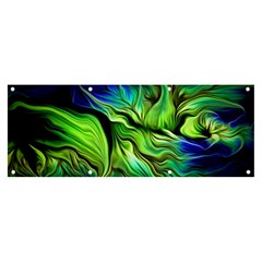 Fractal Art Pattern Abstract Banner And Sign 8  X 3 