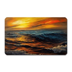 Ocean Sunset Sea Ocean Sunset Magnet (rectangular) by Ravend