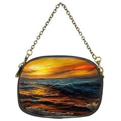 Ocean Sunset Sea Ocean Sunset Chain Purse (one Side) by Ravend