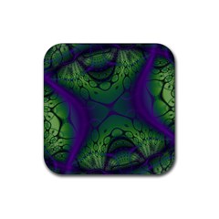 Abstract Art Fractal Rubber Coaster (square) by Ravend