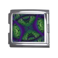 Abstract Art Fractal Mega Link Italian Charm (18mm)