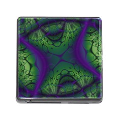 Abstract Art Fractal Memory Card Reader (square 5 Slot) by Ravend