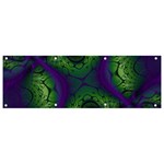 Abstract Art Fractal Banner and Sign 9  x 3  Front