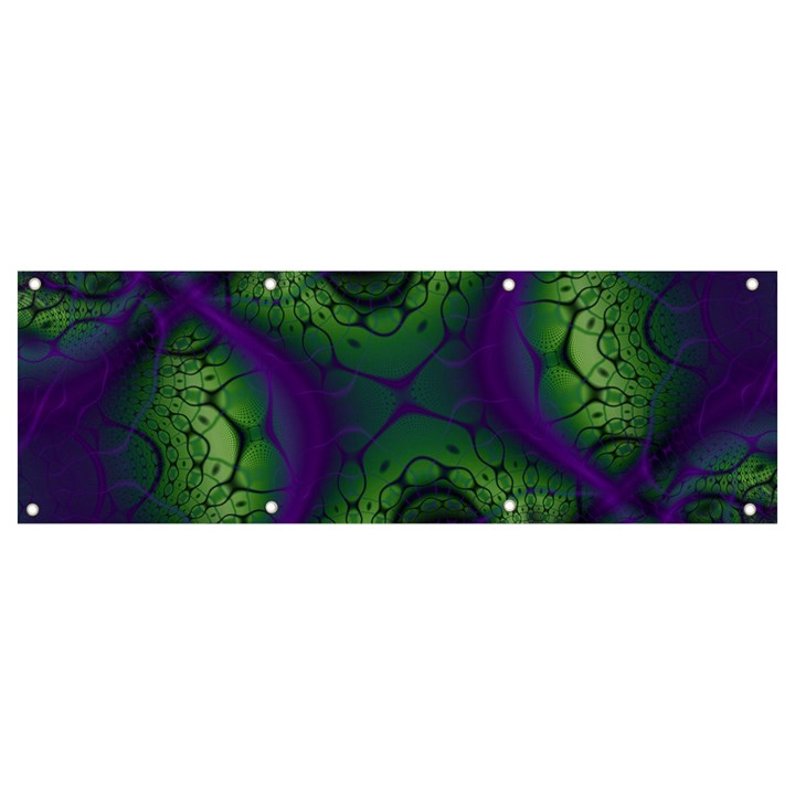 Abstract Art Fractal Banner and Sign 9  x 3 