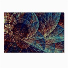 Fractal Abstract- Art Postcard 4 x 6  (pkg Of 10) by Ravend