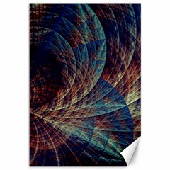 Fractal Abstract- Art Canvas 12  X 18  by Ravend