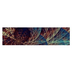 Fractal Abstract- Art Oblong Satin Scarf (16  X 60 ) by Ravend