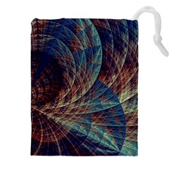 Fractal Abstract- Art Drawstring Pouch (4xl) by Ravend