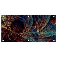 Fractal Abstract- Art Banner And Sign 4  X 2  by Ravend