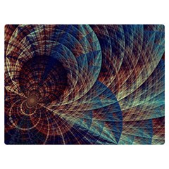 Fractal Abstract- Art Premium Plush Fleece Blanket (extra Small)