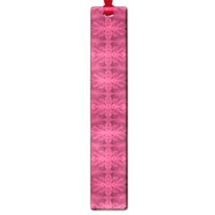 Elegant Pink Floral Geometric Pattern Large Book Marks by dflcprintsclothing