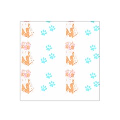 Australian Shepherd Dog Pattern T- Shirt Australian Shepherd Dog Cute Pattern T- Shirt (2) Satin Bandana Scarf 22  X 22  by maxcute