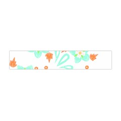 Batik T- Shirt Batik Flowers Pattern 15 Premium Plush Fleece Scarf (mini) by maxcute