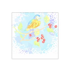 Birds Illustration T- Shirtbird T- Shirt (6) Satin Bandana Scarf 22  X 22  by maxcute