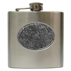 Stretch Marks Abstract Grunge Design Hip Flask (6 Oz)