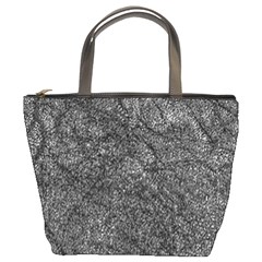 Stretch Marks Abstract Grunge Design Bucket Bag