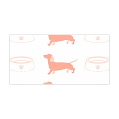 Brown Dachshund Dog T- Shirt Brown Dachshund Dog With A Bowl Pattern T- Shirt Yoga Headband by maxcute