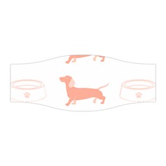 Brown Dachshund Dog T- Shirt Brown Dachshund Dog With A Bowl Pattern T- Shirt Stretchable Headband by maxcute