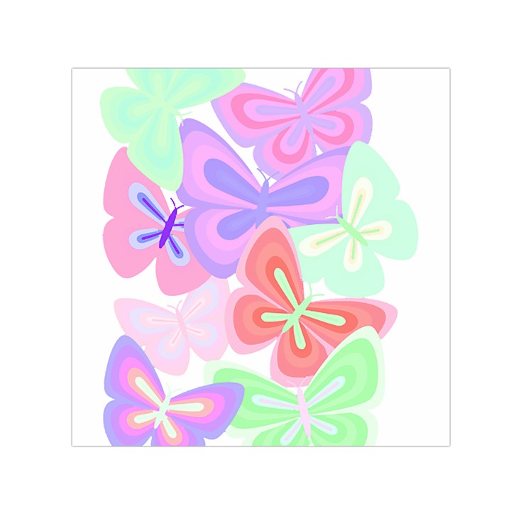 Butterflies T- Shirt Butterfly Party T- Shirt Square Satin Scarf (30  x 30 )