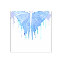 Butterfly Art T- Shirtmelting Butterfly Blue Wings Art  Design T- Shirt Satin Bandana Scarf 22  X 22  by maxcute