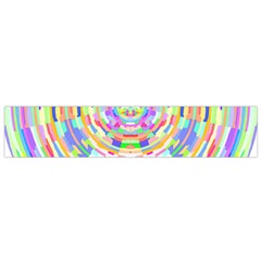 Circle T- Shirt Colourful Abstract Circle Design T- Shirt Small Premium Plush Fleece Scarf by maxcute