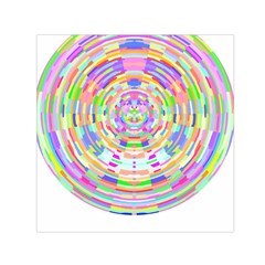 Circle T- Shirt Colourful Abstract Circle Design T- Shirt Square Satin Scarf (30  X 30 ) by maxcute