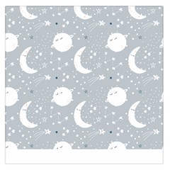 Cosmos T- Shirt Cute Baby Cosmic Pattern 7 Square Satin Scarf (36  X 36 ) by maxcute