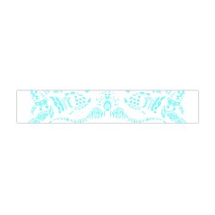 Deep Sea T- Shirt Deep Sea Food Chain Pattern (white) T- Shirt Premium Plush Fleece Scarf (mini) by maxcute