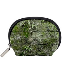 Old Stone Exterior Wall With Moss Accessory Pouch (small) by dflcprintsclothing