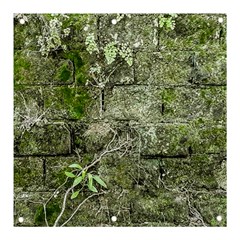 Old Stone Exterior Wall With Moss Banner And Sign 3  X 3  by dflcprintsclothing