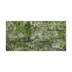 Old Stone Exterior Wall With Moss Yoga Headband by dflcprintsclothing