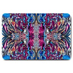 Abstract Blend Repeats Large Doormat by kaleidomarblingart